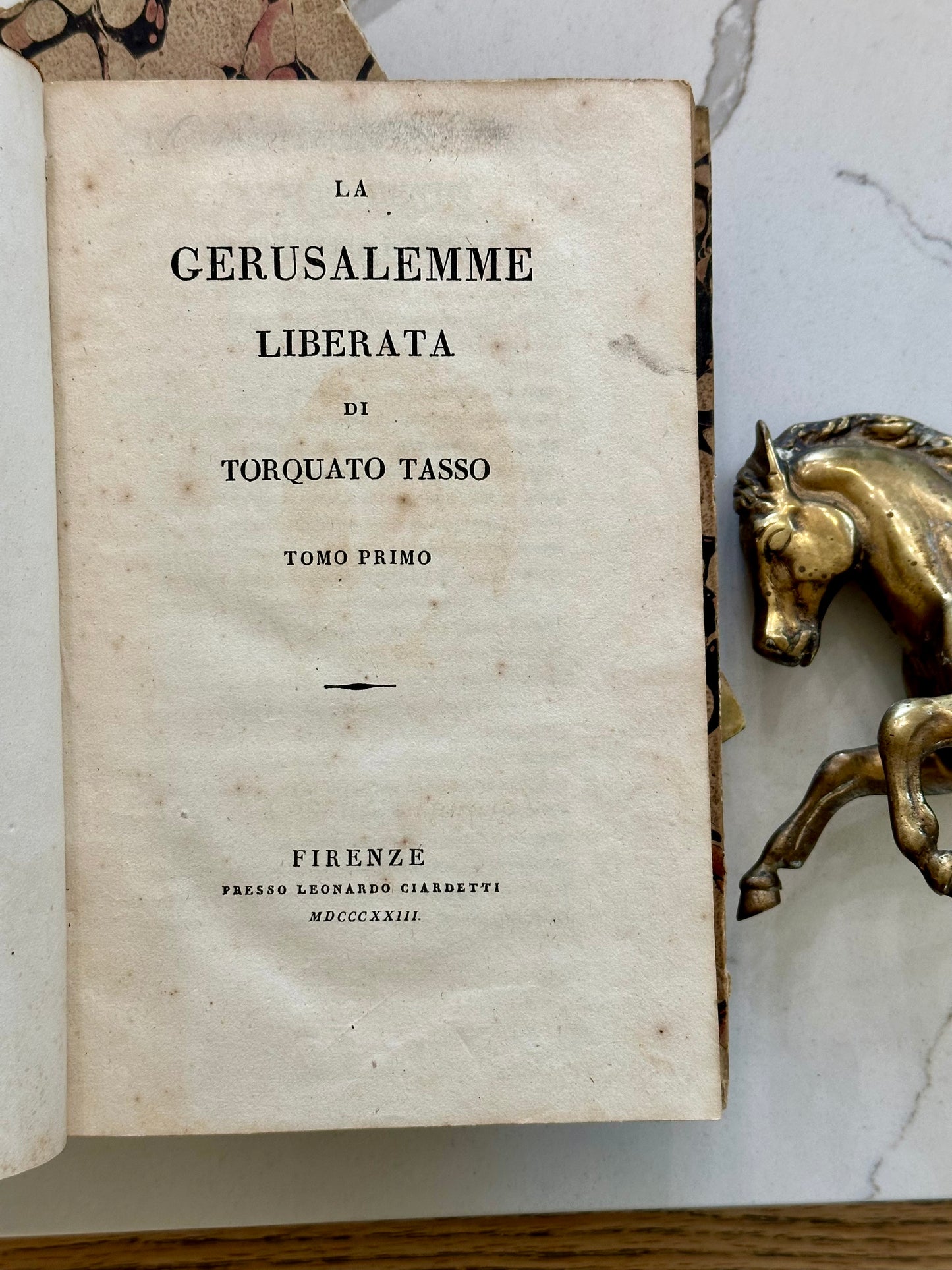 1823 Torquato Tasso’s Delivered Jerusalem Book Set