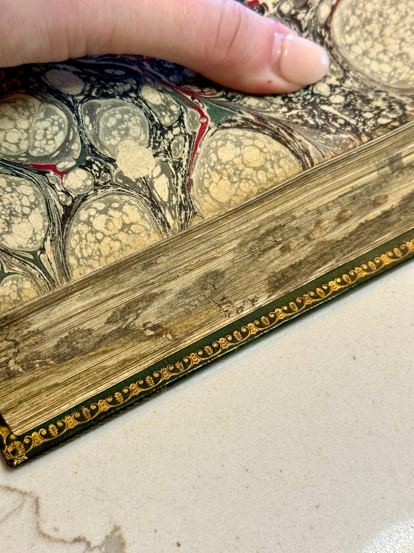 1808 Bidcombe Hill Poetry Book with Hidden Fore-edge Painting