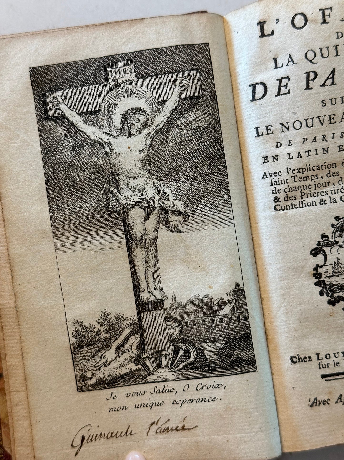 1767 Religious Book in French